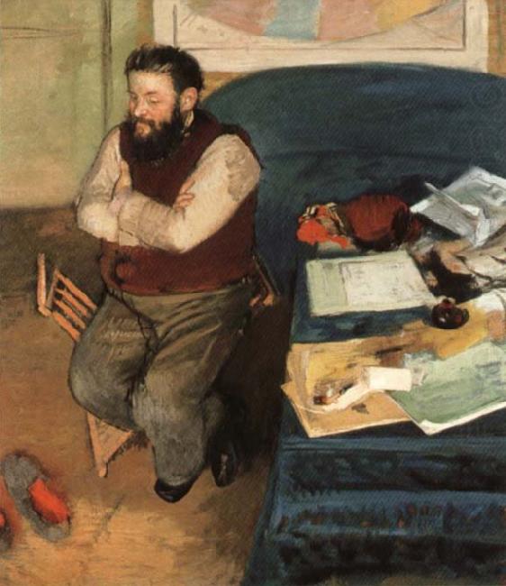 Edgar Degas Diego Martelli china oil painting image